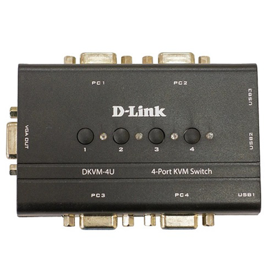 سوئیچ 4 پورت دی لینک مدل DKVM-4U